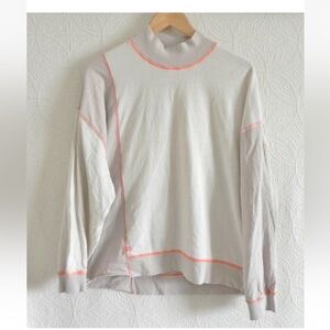 BDG EXTRA OVERSIZED Sweatshirt Paneled High Neck Long Sleeve 100% Cotton Size M